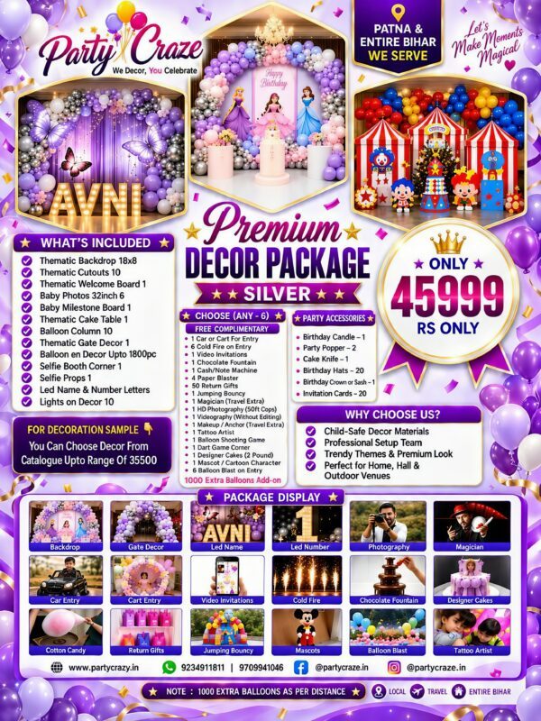 Birthday Party Combo Package 3