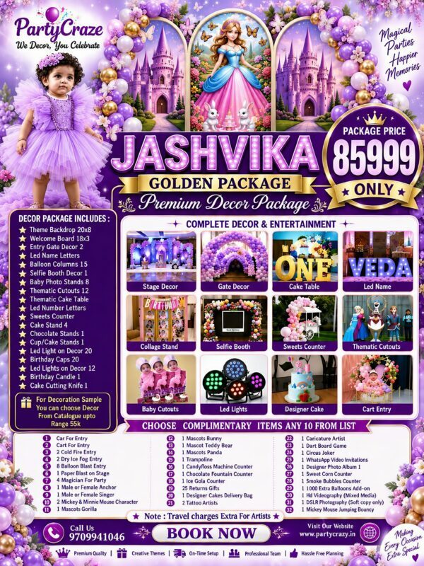 Birthday Party Combo Package 4