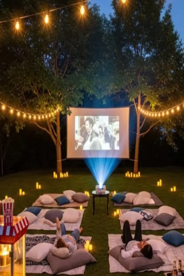 Projector With Screen