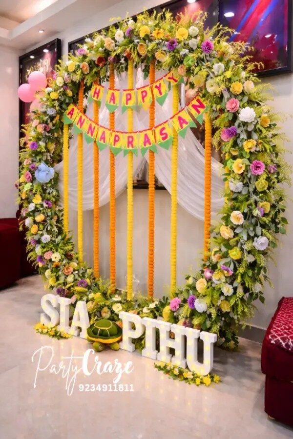 Annaprashan Ceremony Decor 7