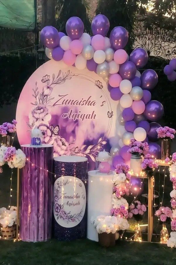 Aqeeqah Ceremony Decor 2