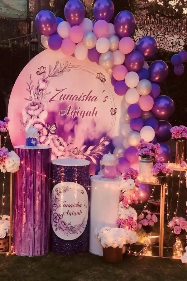 Aqeeqah Ceremony Decor 2