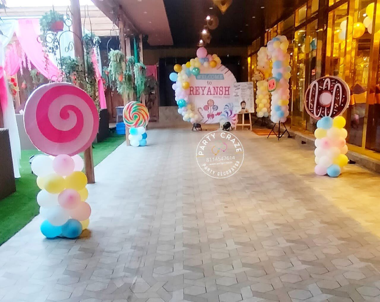 Animal Candyland Theme Decoration - 01