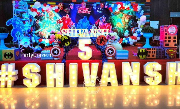 Avengers Theme Decoration - 01