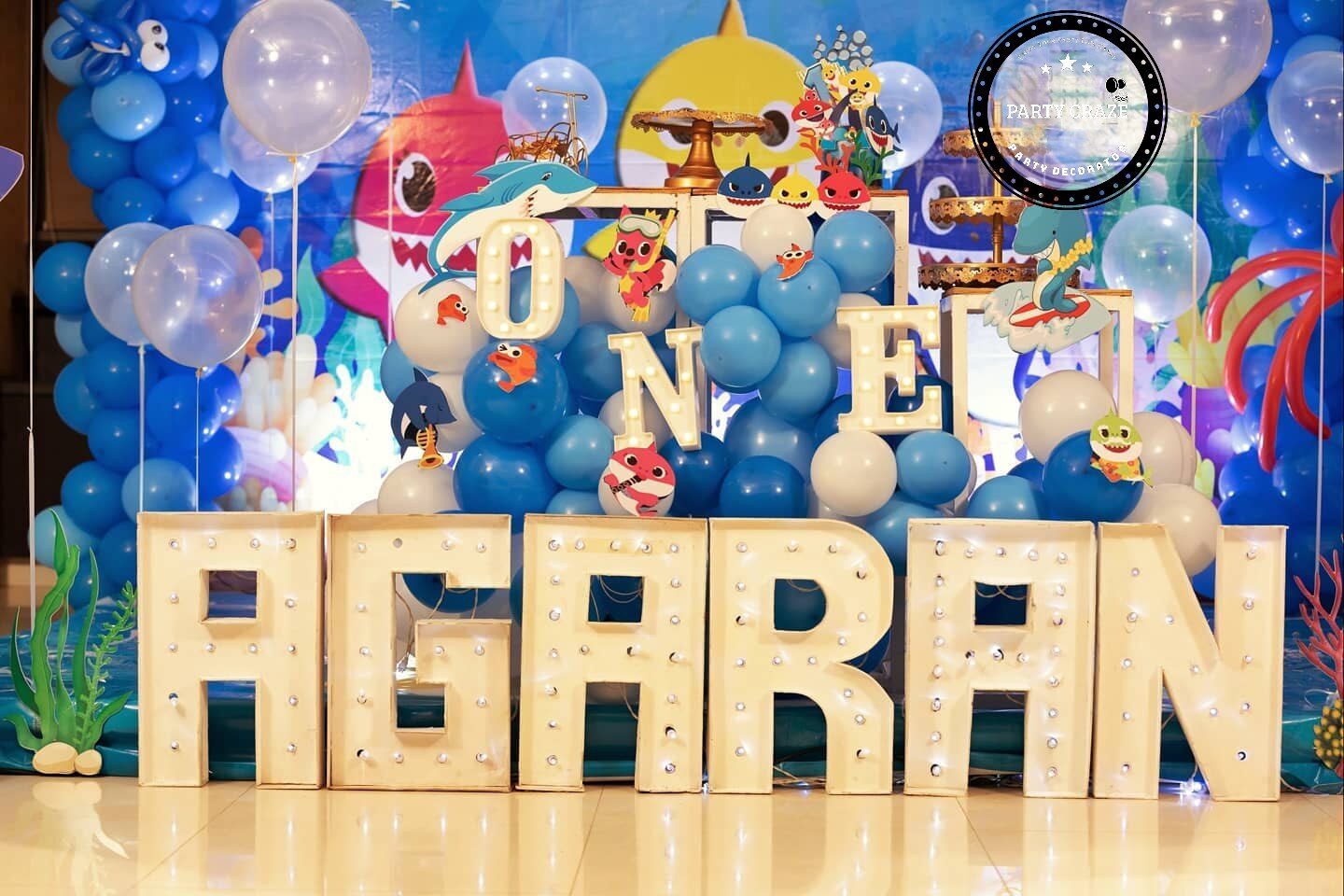 Baby Shark Theme Decoration - 01