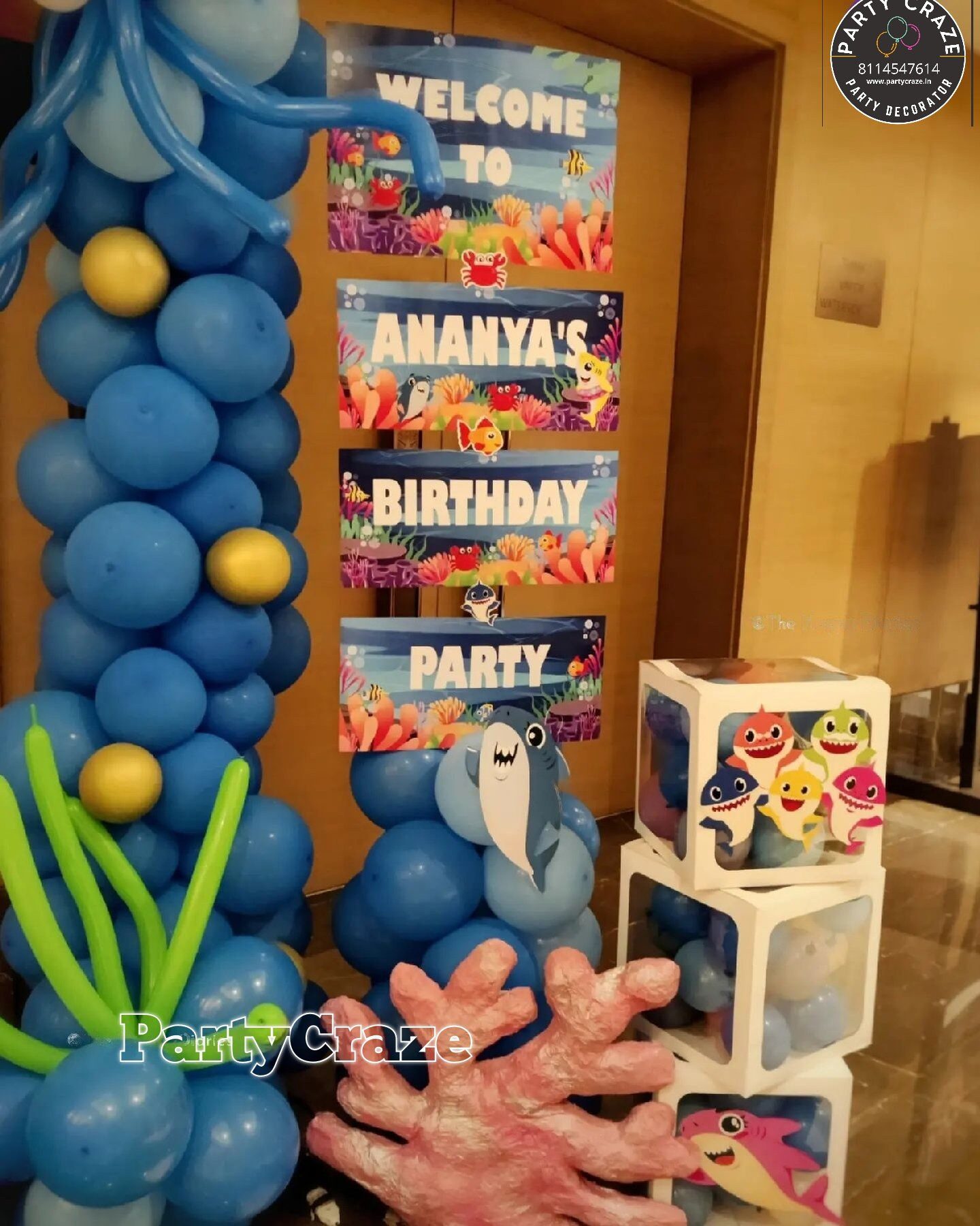 Baby Shark Theme Decoration - 02