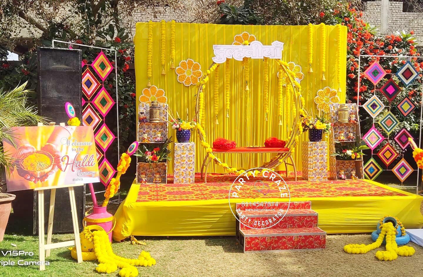 Haldi Decoration - 37