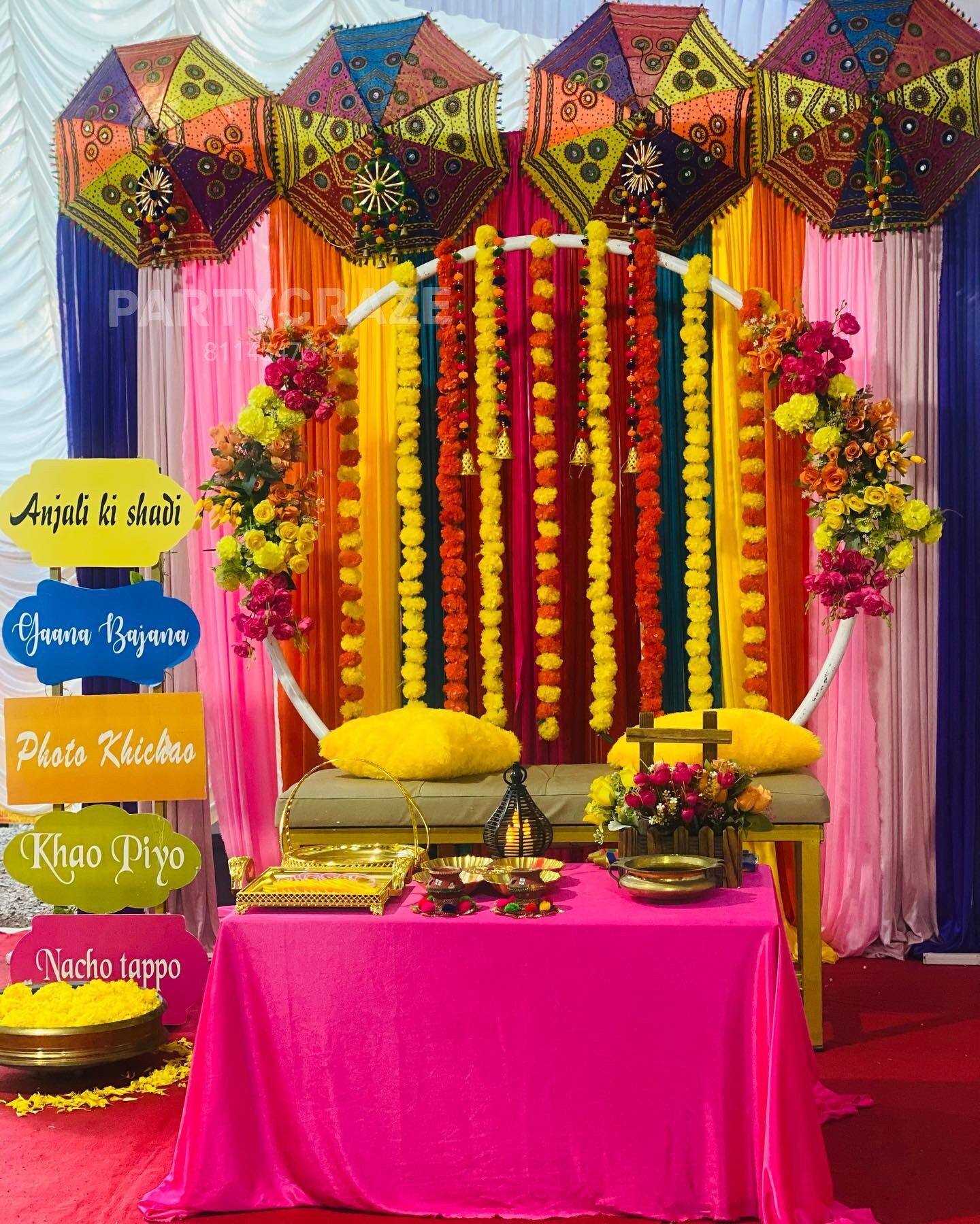 Haldi Decoration - 45