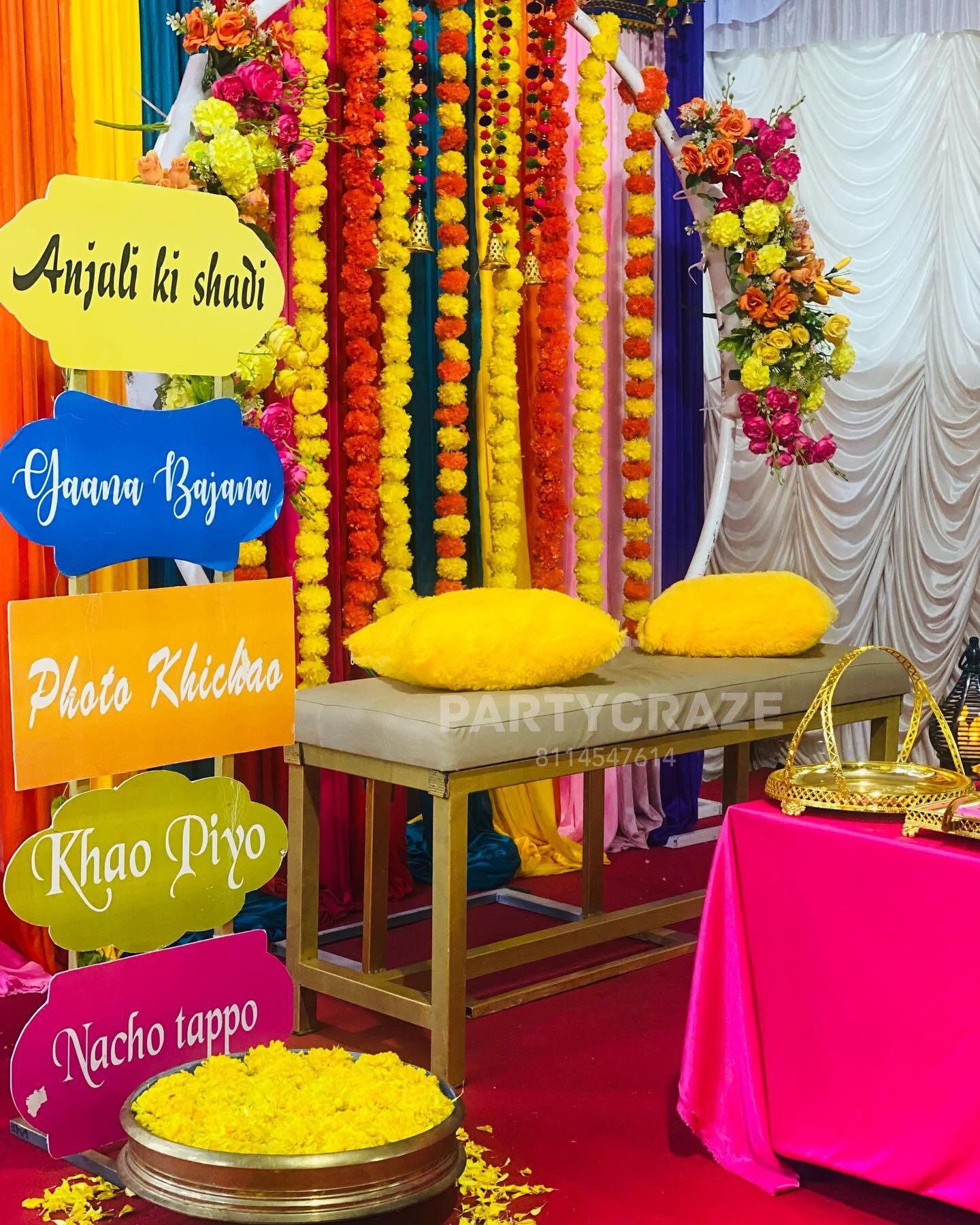 Haldi Decoration - 45