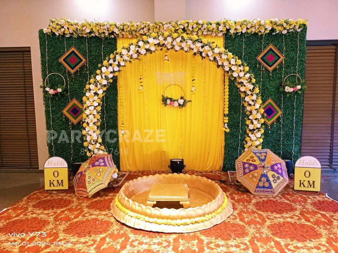 Haldi Decoration - 48