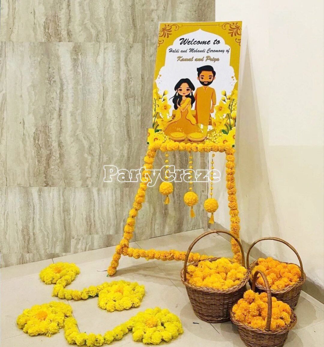 Haldi Decoration - 56