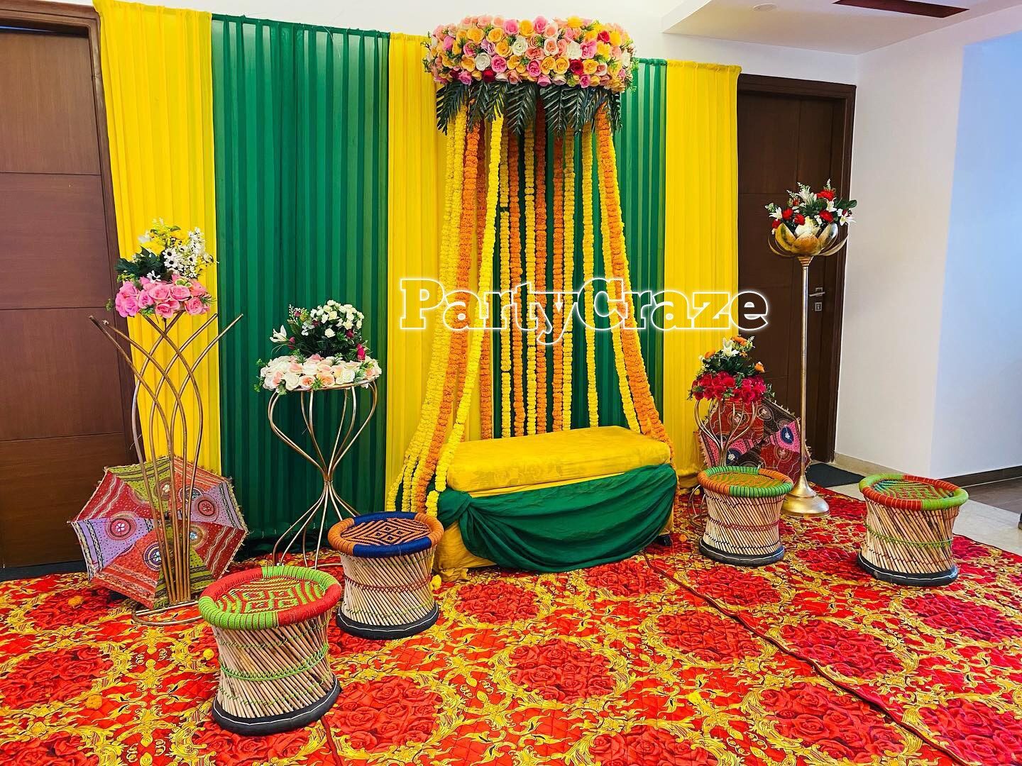 Haldi Decoration - 74
