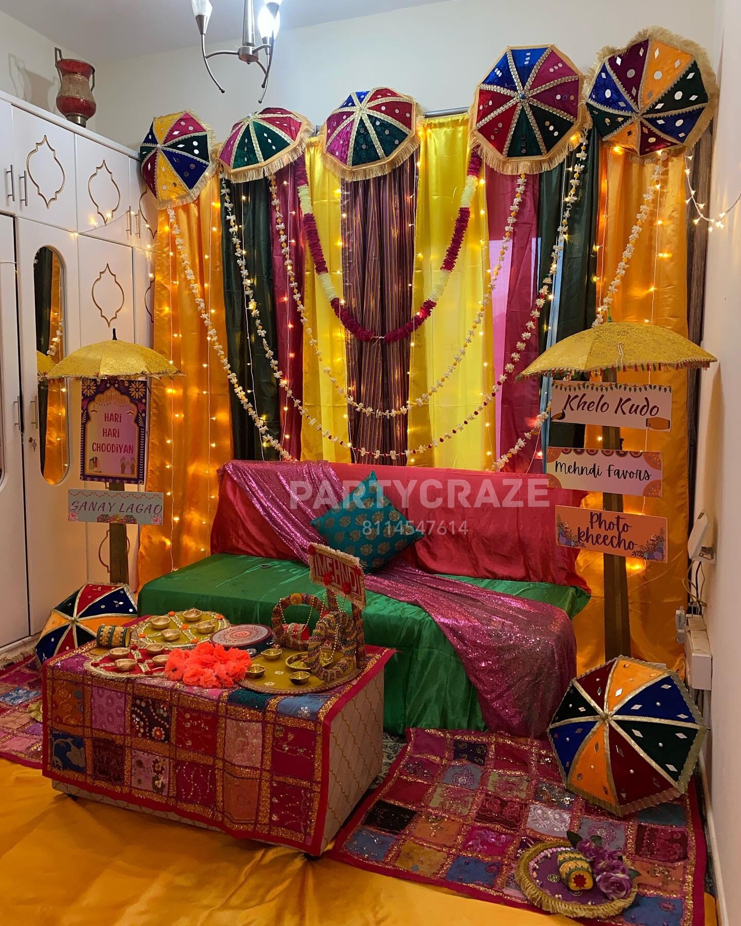 Haldi Decoration - 76