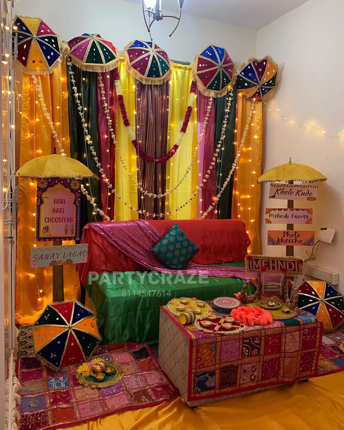 Haldi Decoration - 76