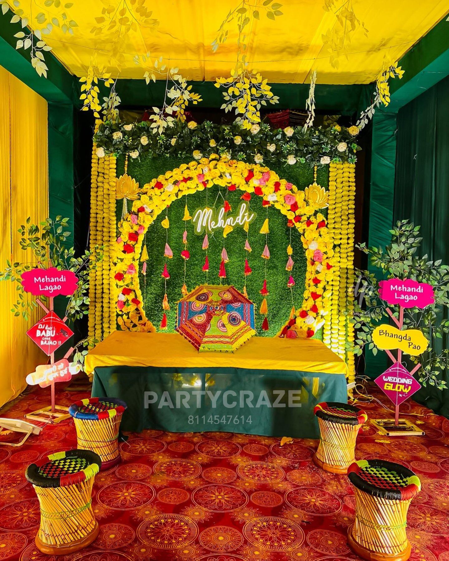Haldi Decoration - 78