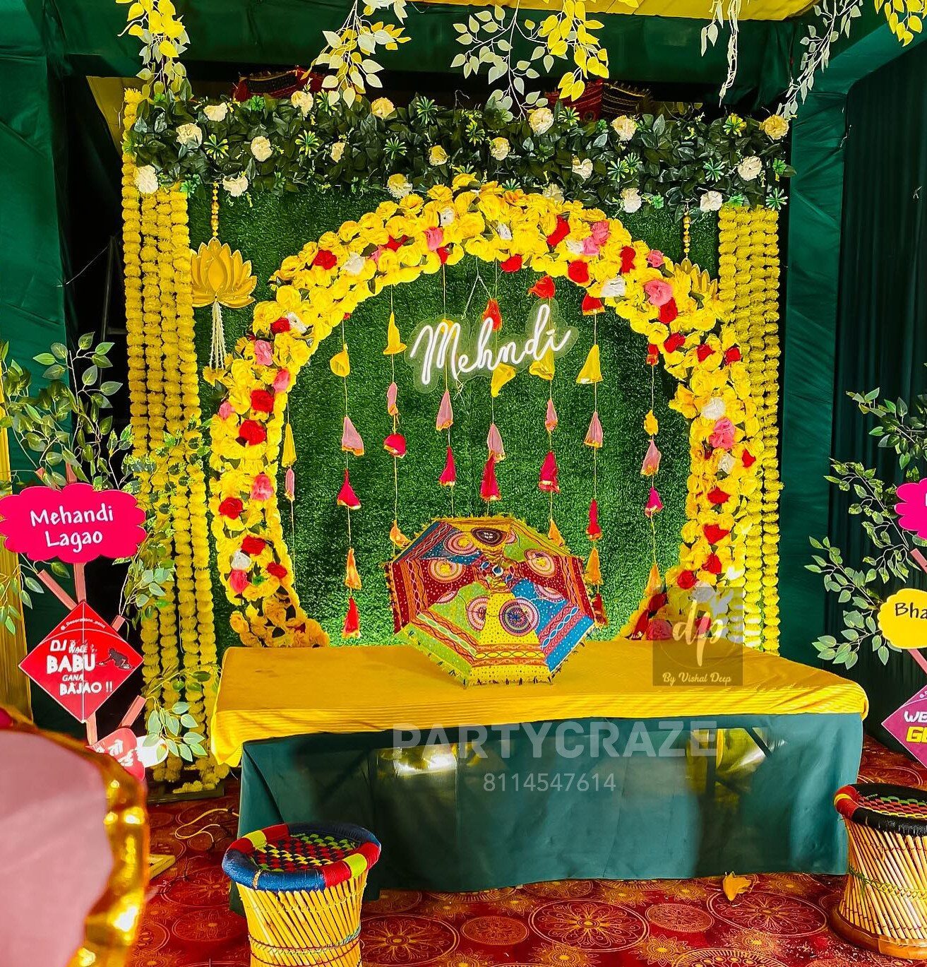 Haldi Decoration - 78