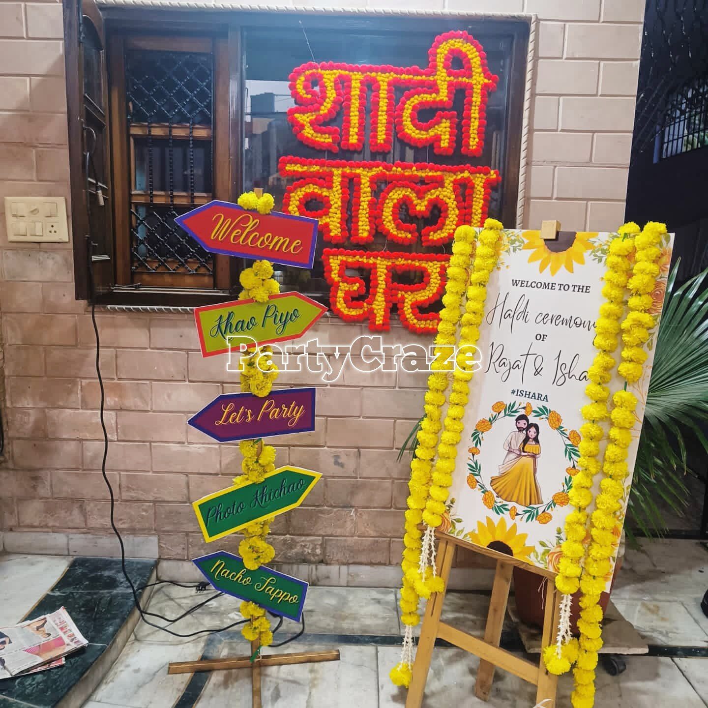 Haldi Decoration - 79