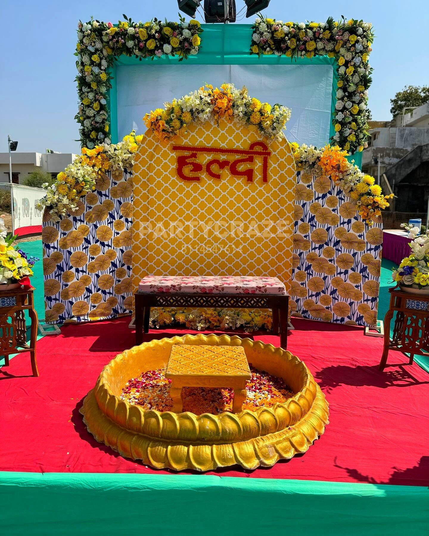 Haldi Decoration - 83