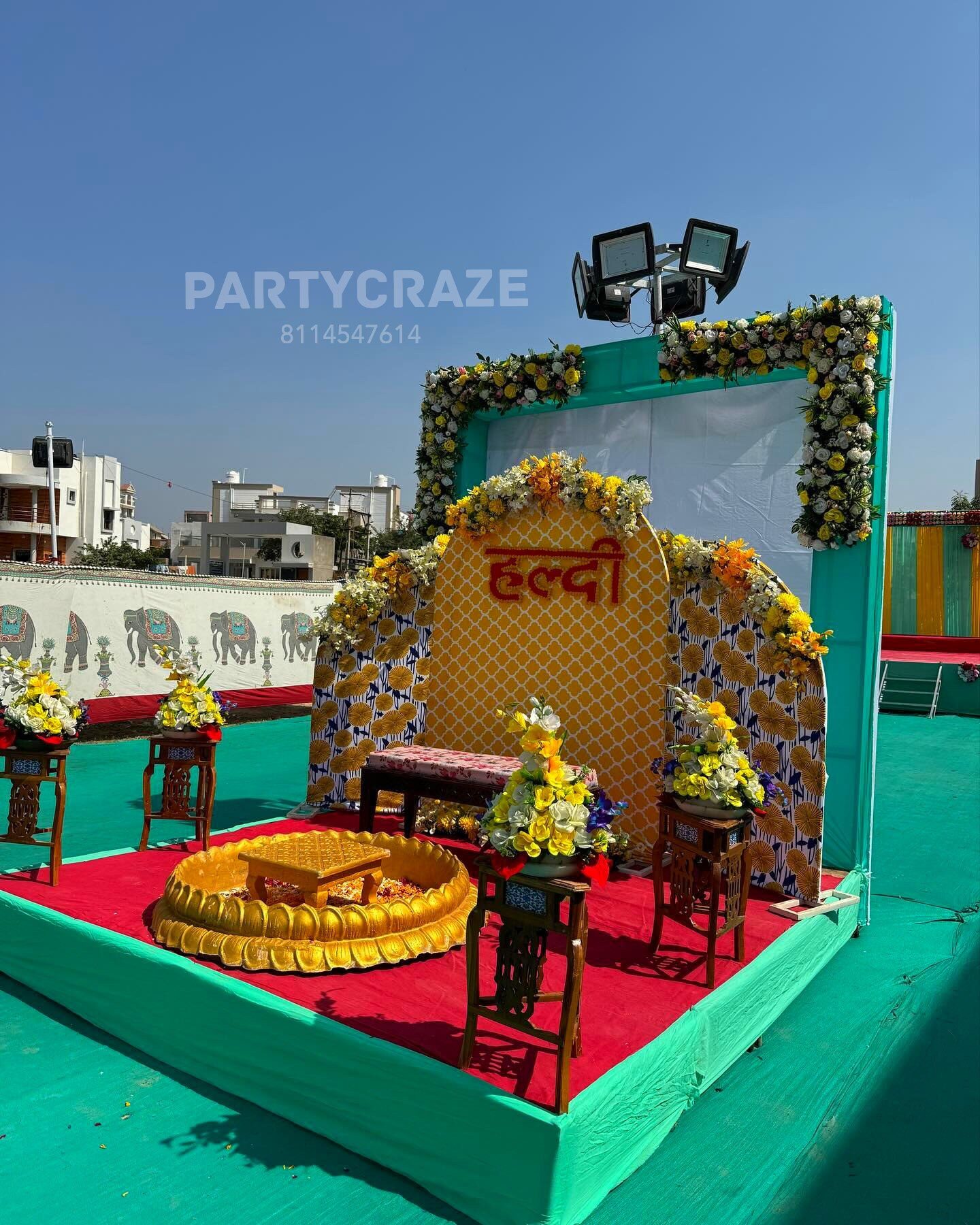 Haldi Decoration - 83