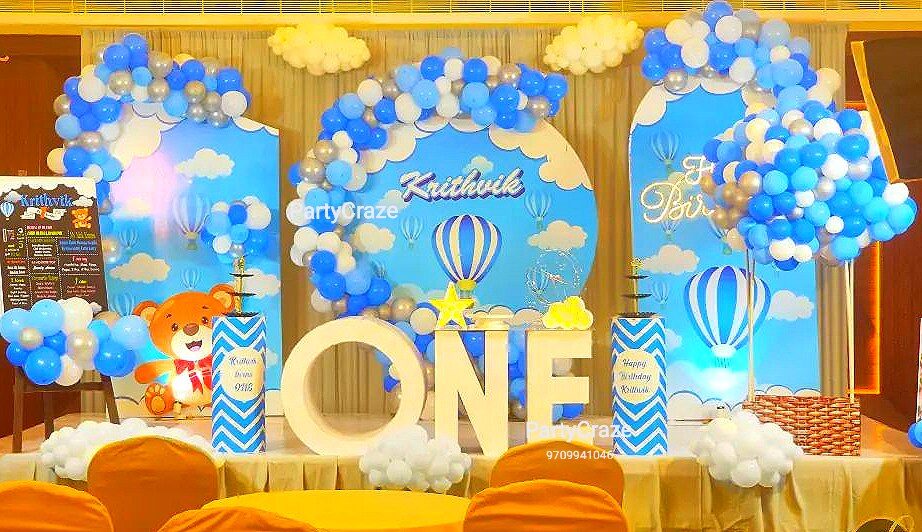 Hot Air Balloon Theme Decoration - 01