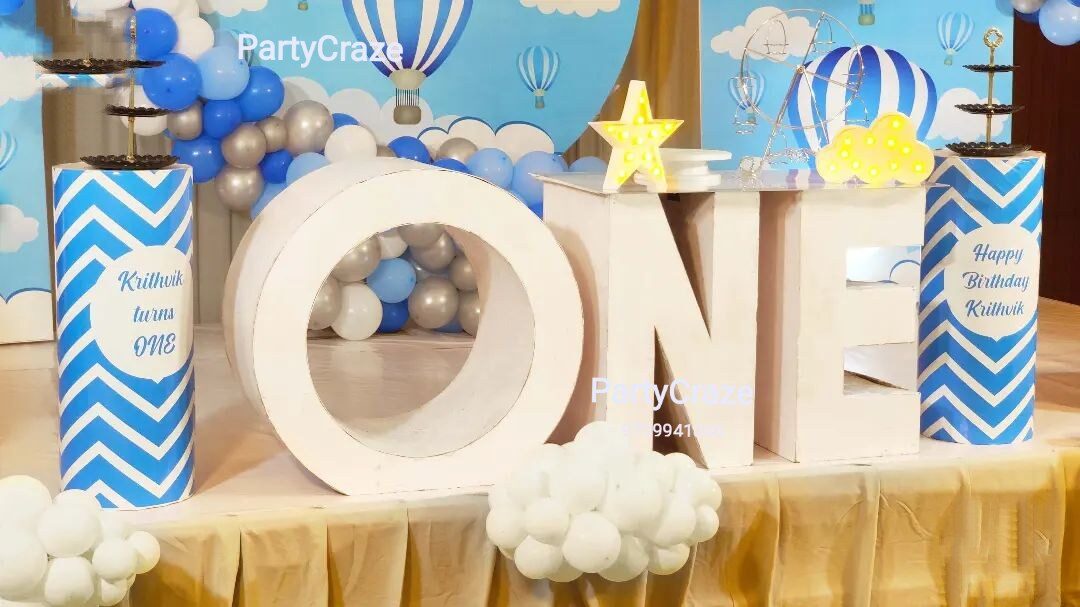 Hot Air Balloon Theme Decoration - 01