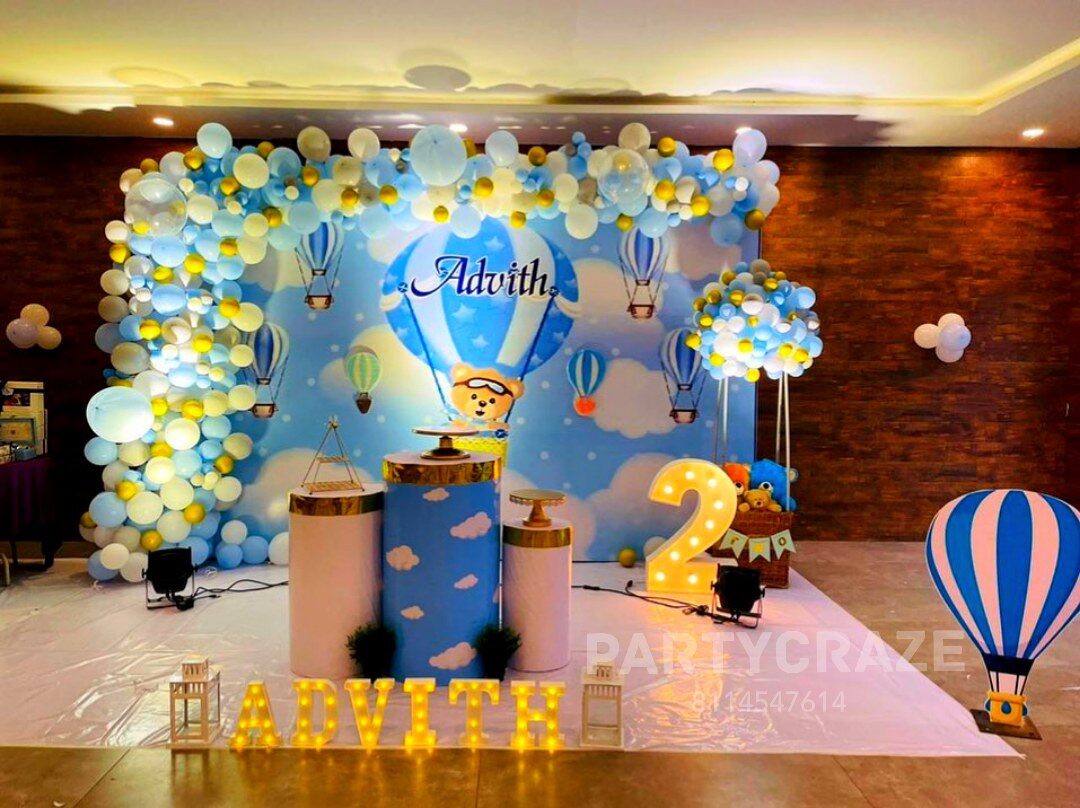 Hot Air Balloon Theme Decoration - 02