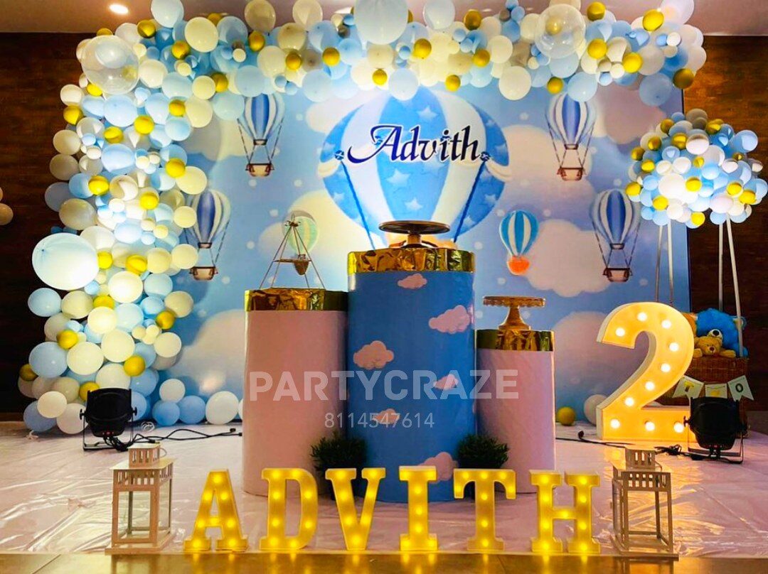 Hot Air Balloon Theme Decoration - 02