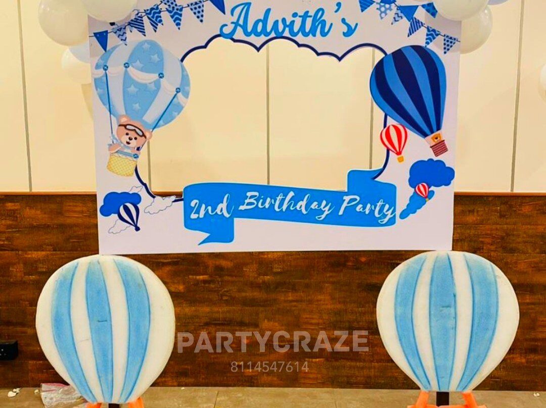 Hot Air Balloon Theme Decoration - 02