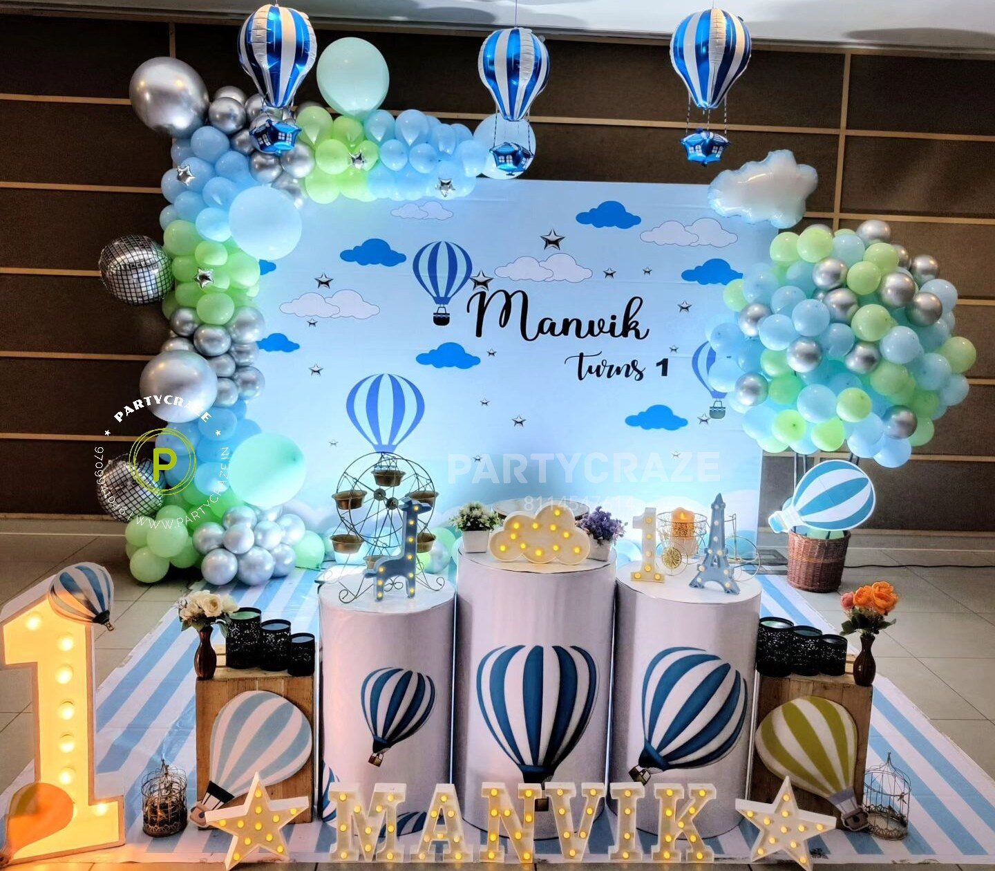 Hot Air Balloon Theme Decoration - 03