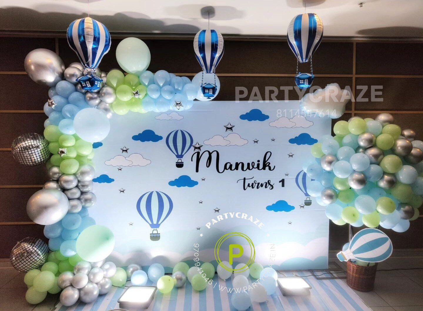 Hot Air Balloon Theme Decoration - 03