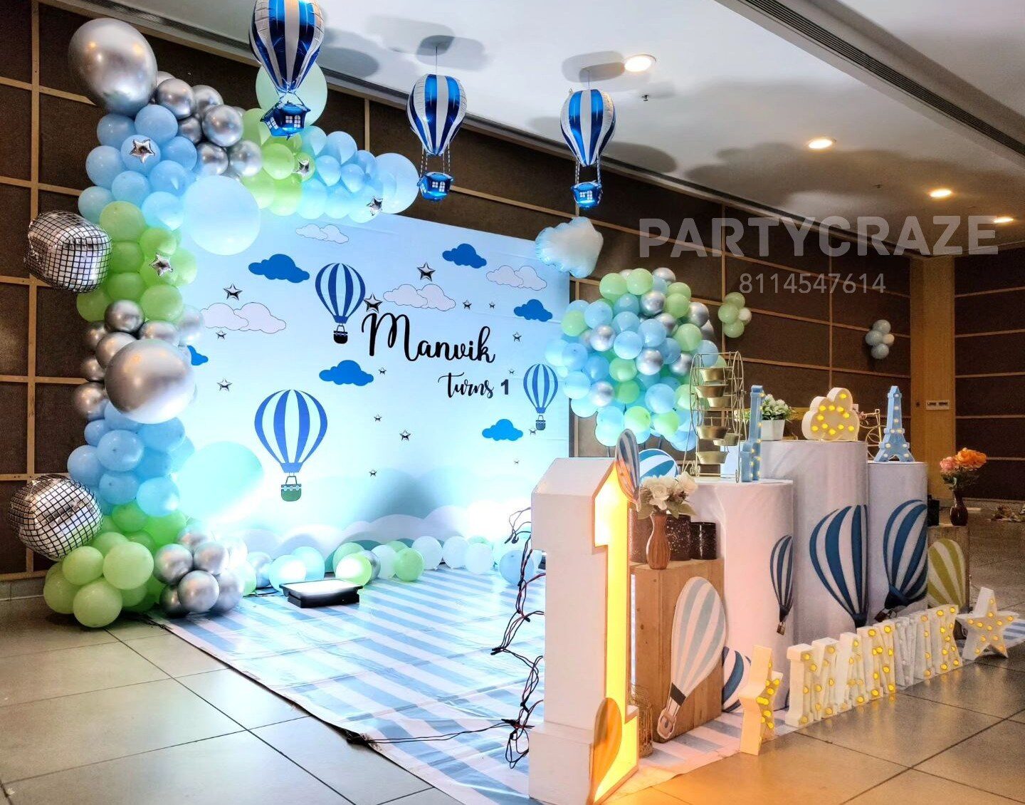 Hot Air Balloon Theme Decoration - 03