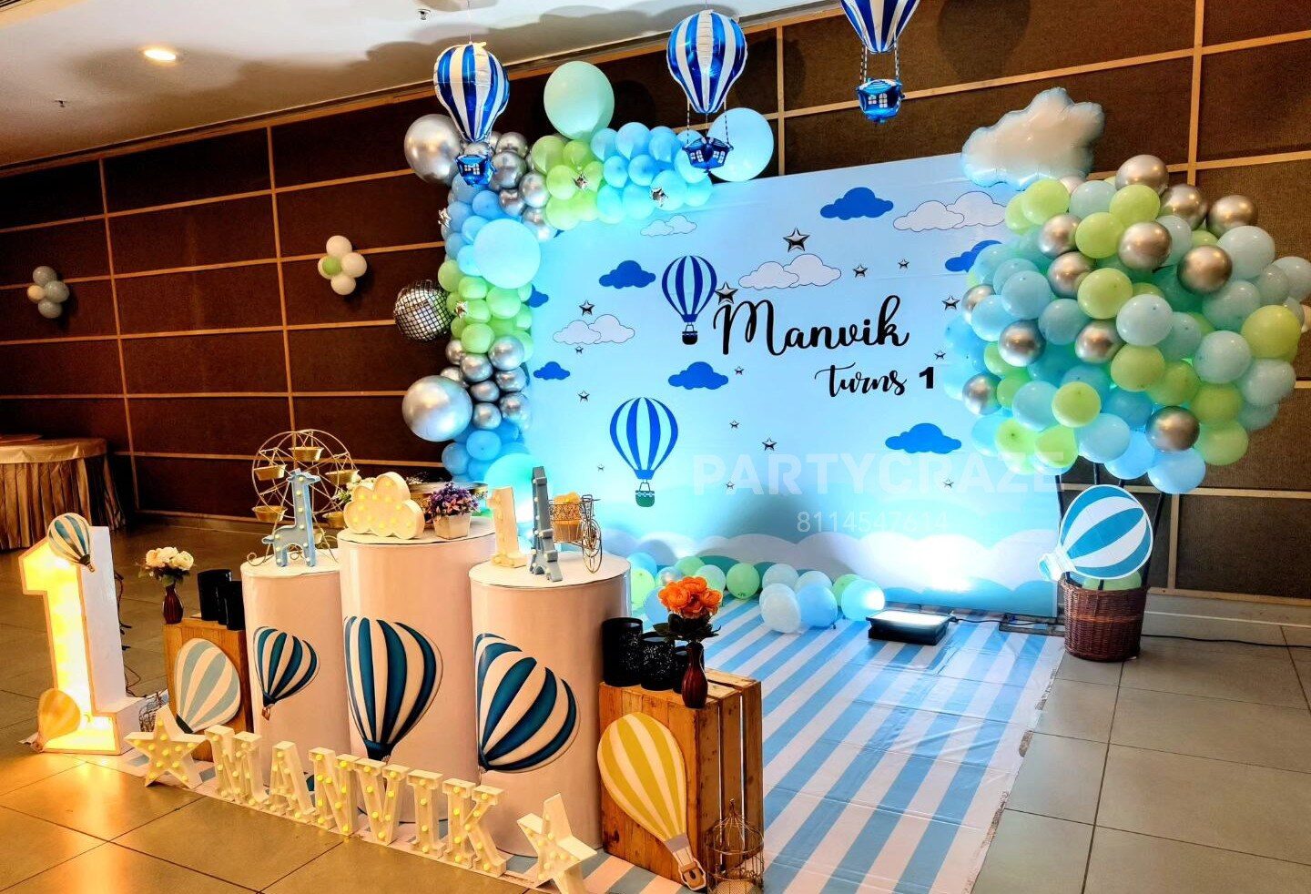 Hot Air Balloon Theme Decoration - 03