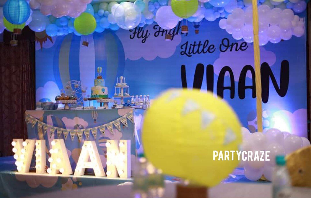 Hot Air Balloon Theme Decoration - 04