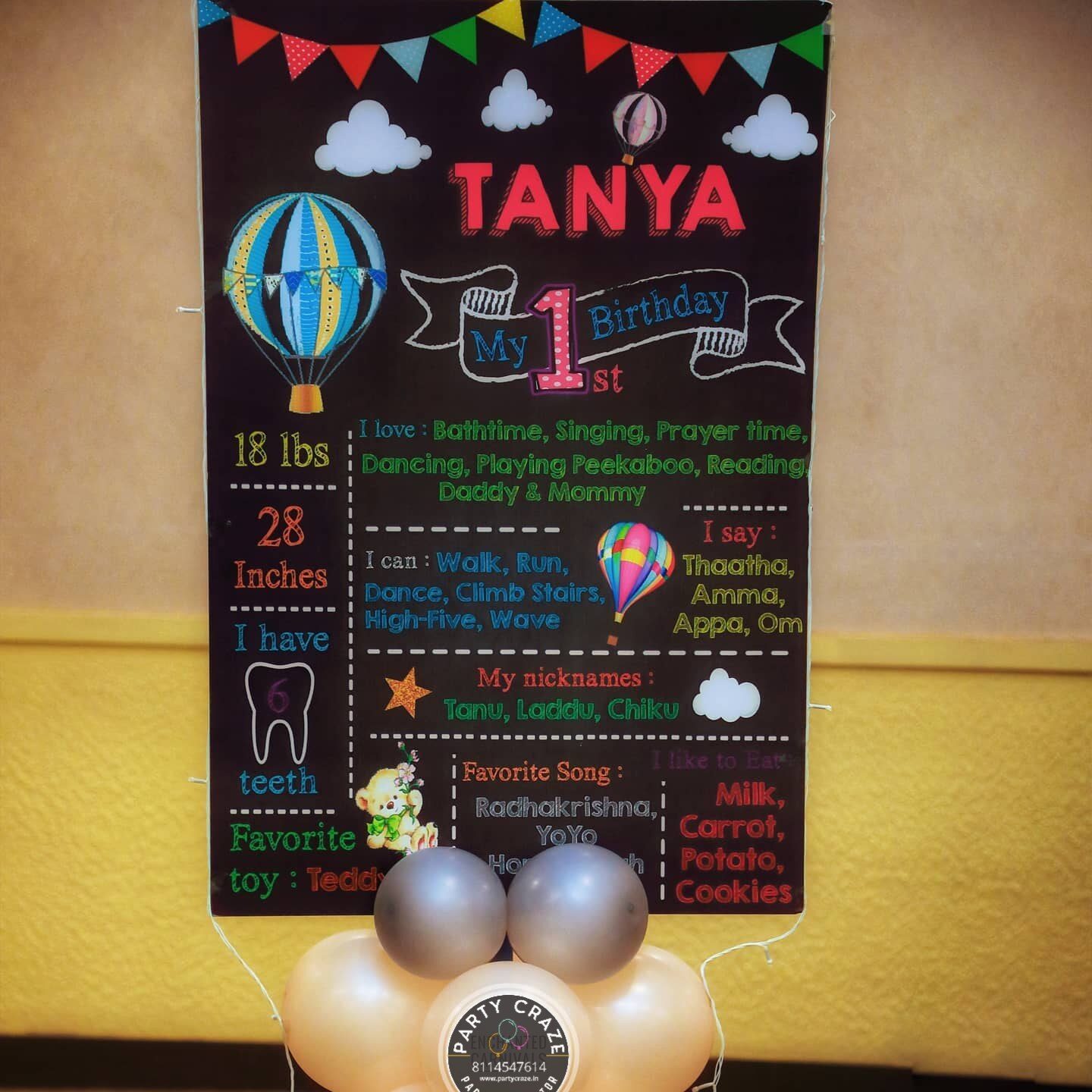 Hot Air Balloon Theme Decoration - 05