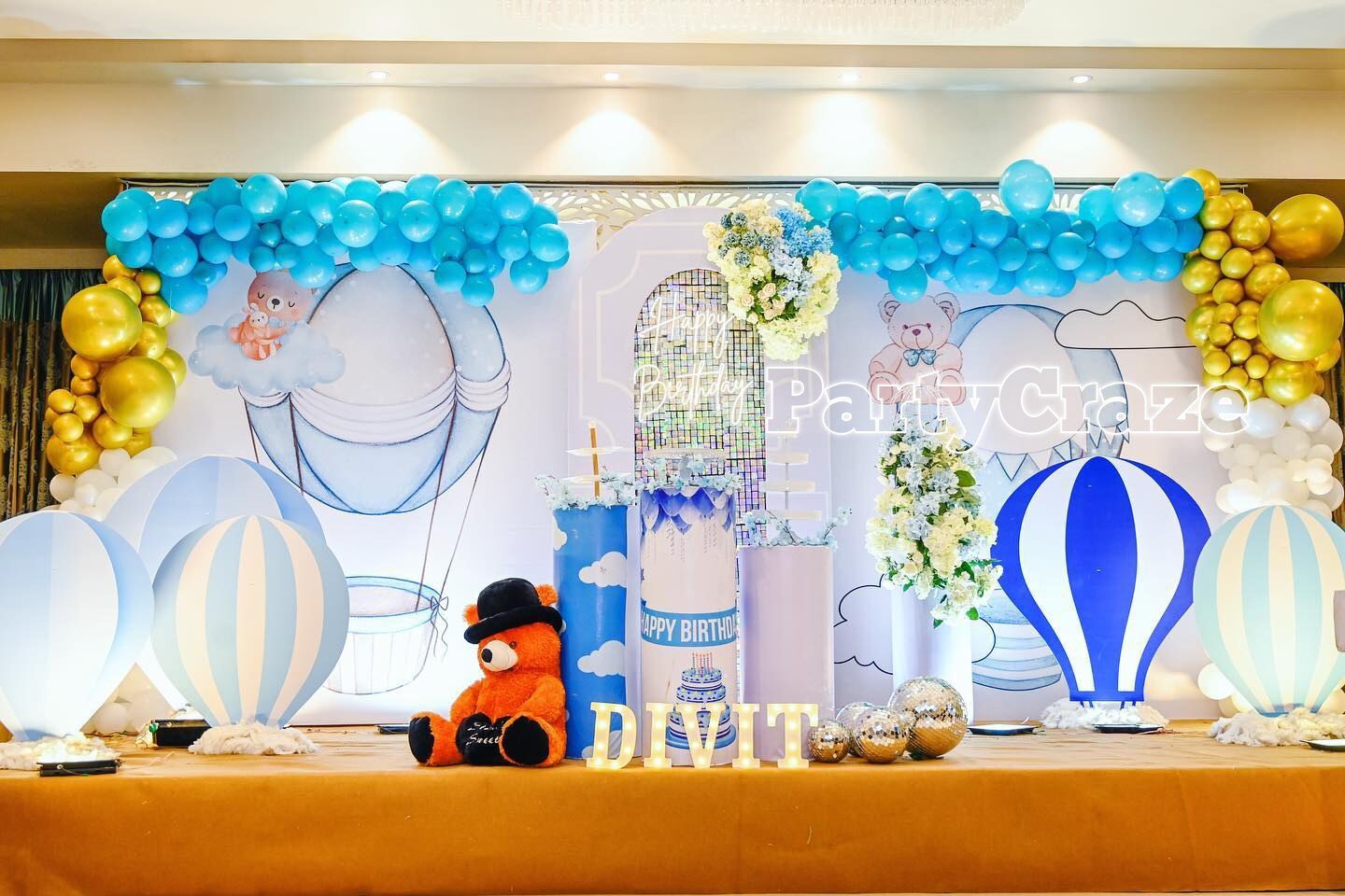Hot Air Balloon Theme Decoration - 07