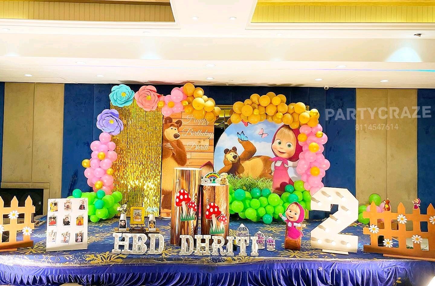 Masha & Bear Theme Decoration - 01