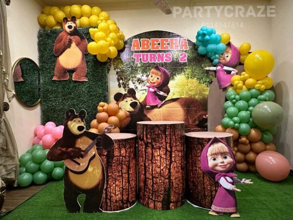 Masha & Bear Theme Decoration - 02