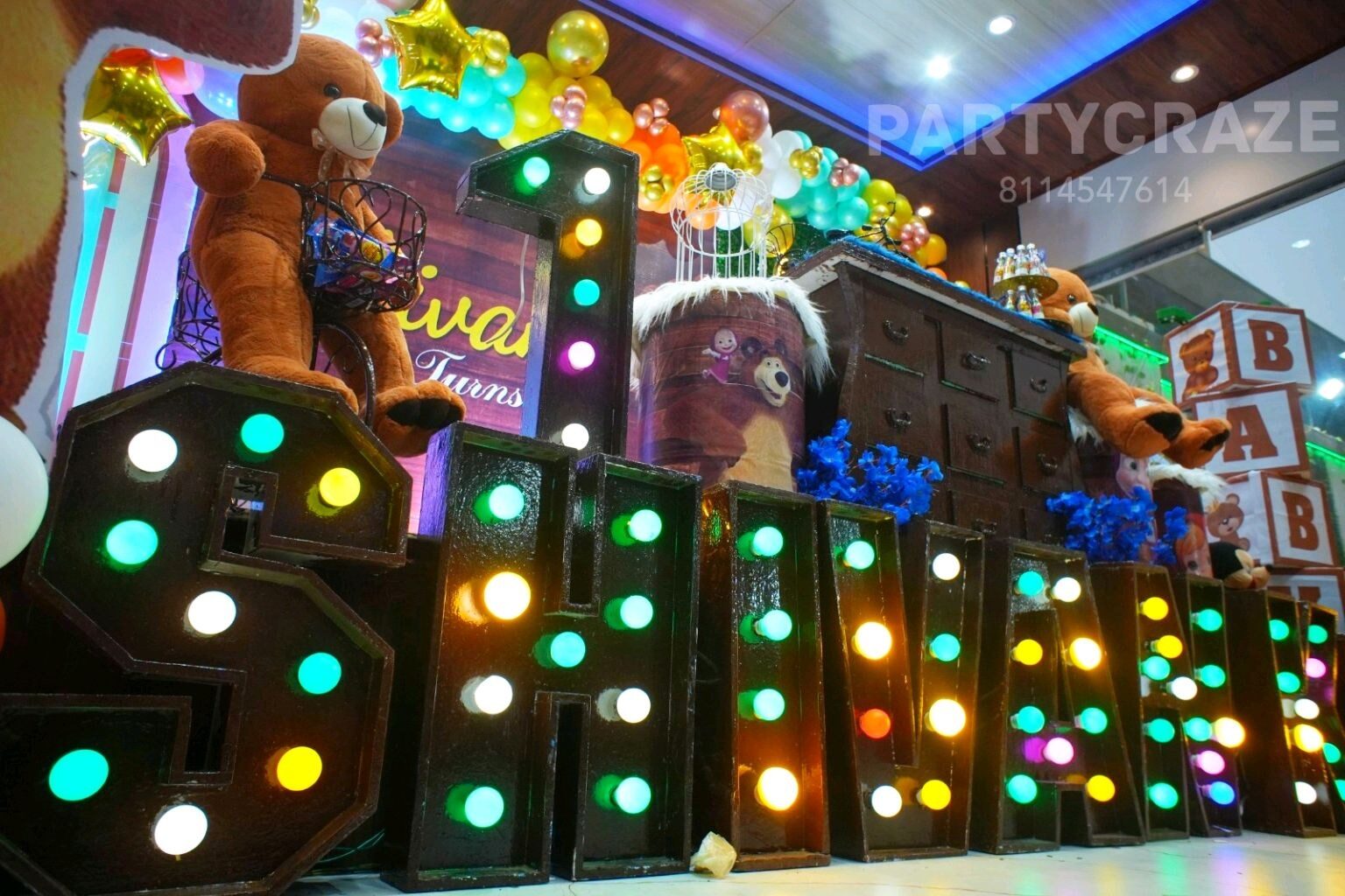 Masha & Bear Theme Decoration - 03