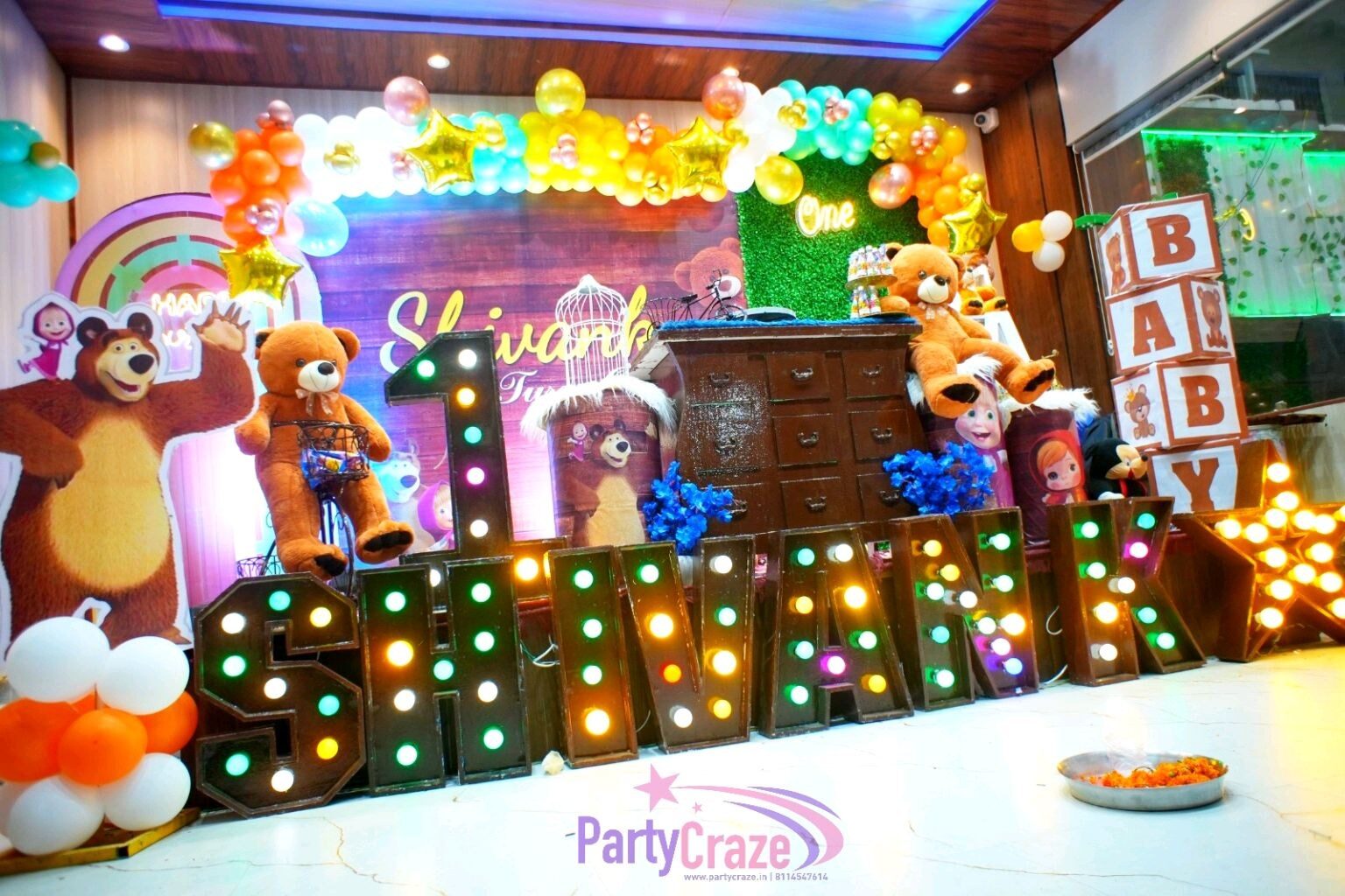 Masha & Bear Theme Decoration - 03