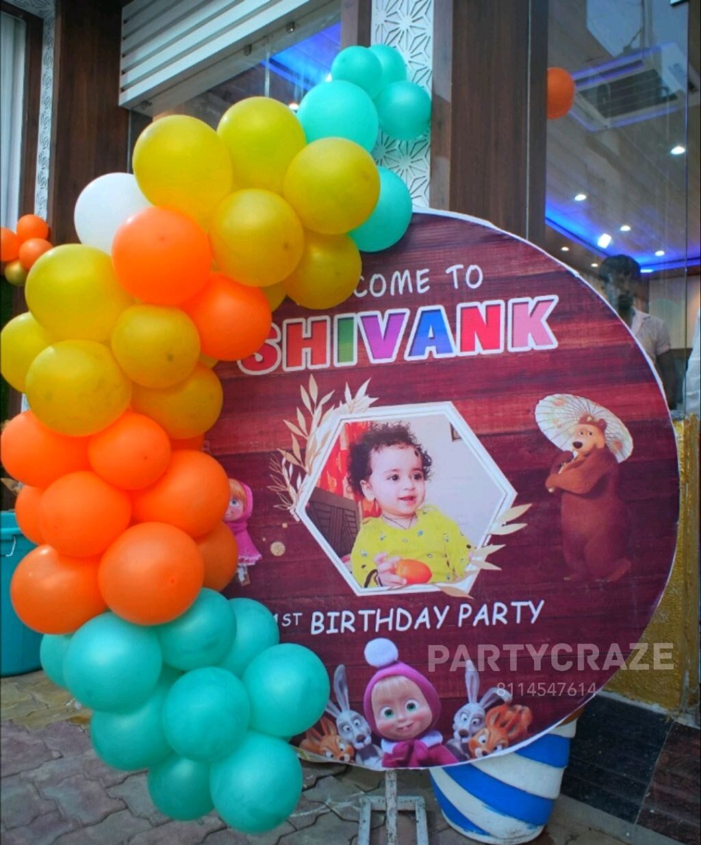 Masha & Bear Theme Decoration - 03