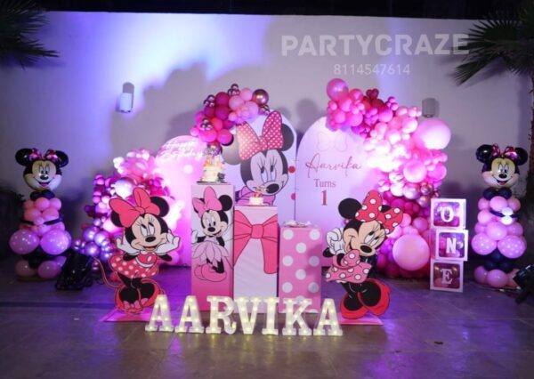 Minnie Mouse Theme Decoration - 01