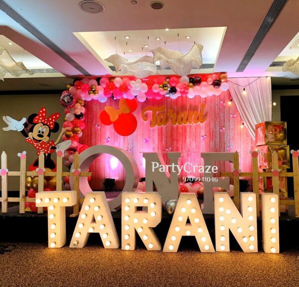 Minnie Mouse Theme Decoration - 02