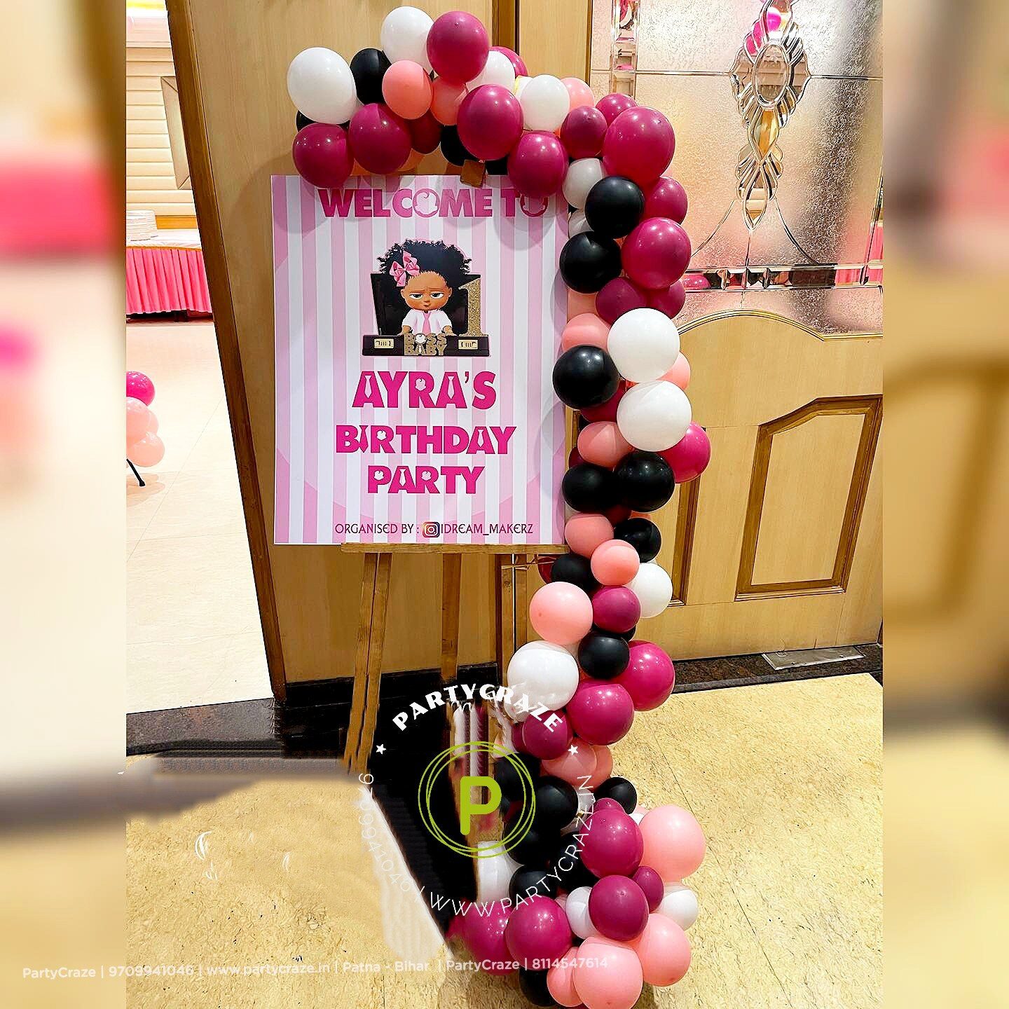 Miss Baby Boss Theme Decoration - 01