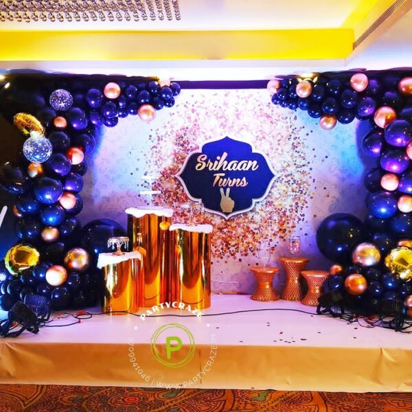 Royal Gold & Black Theme Decoration - 01