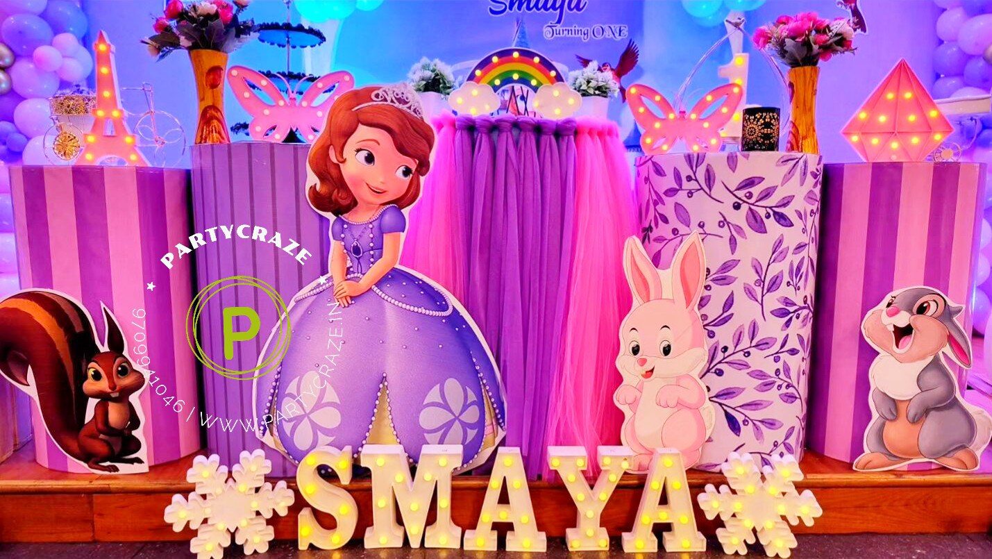 Sofia Princess Theme Decoration - 01