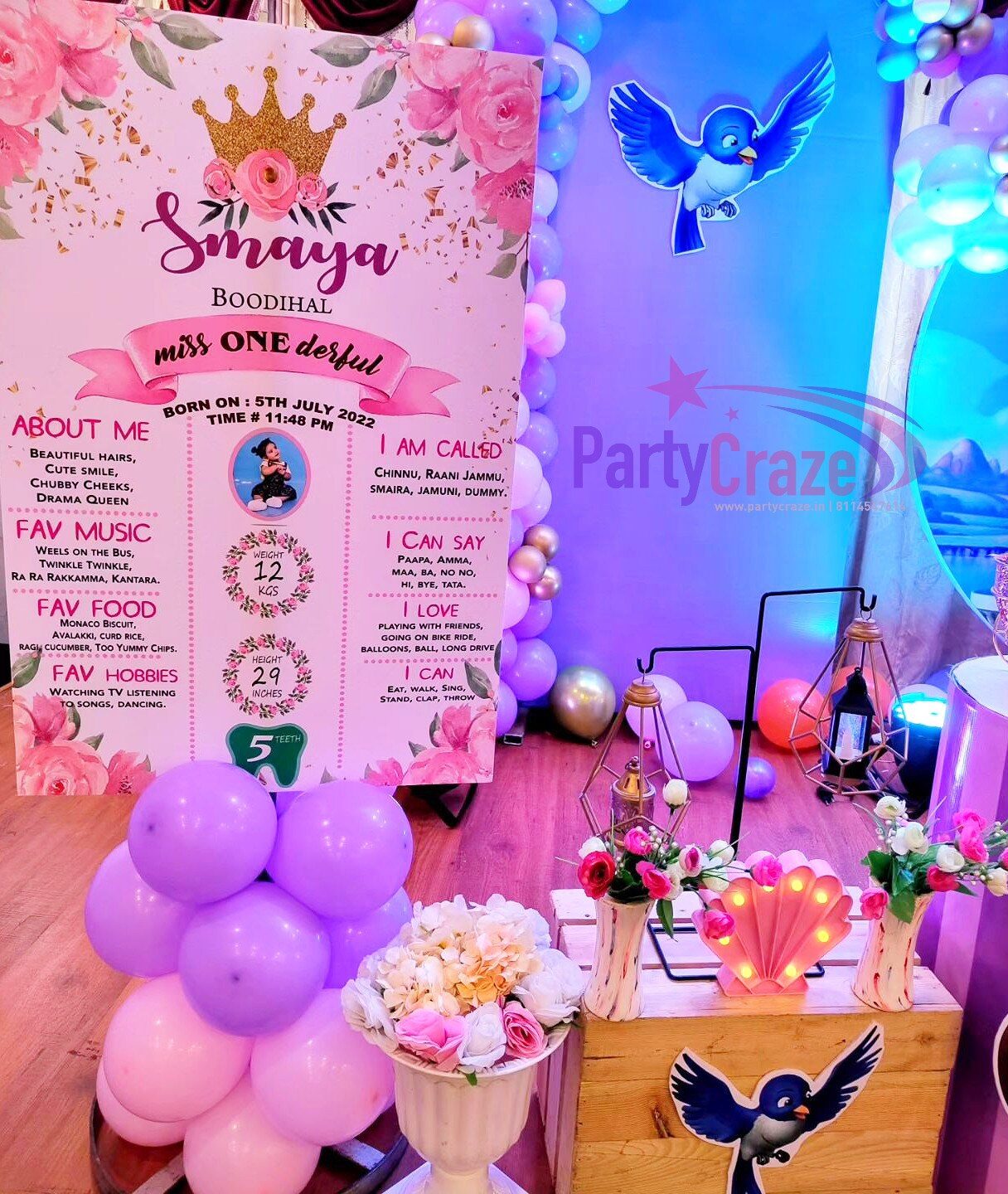 Sofia Princess Theme Decoration - 01