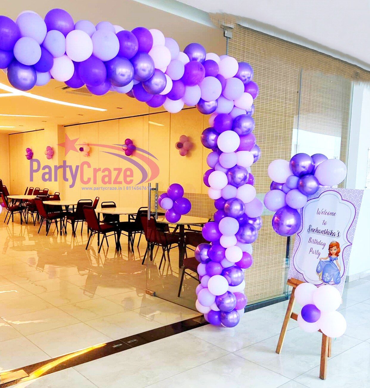 Sofia Princess Theme Decoration - 01