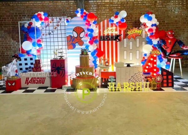 Spiderman Theme Decoration - 01