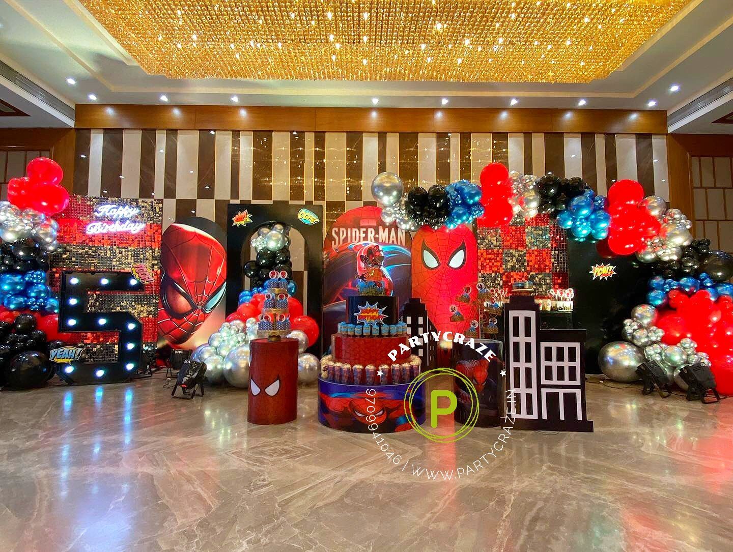Spiderman Theme Decoration - 02