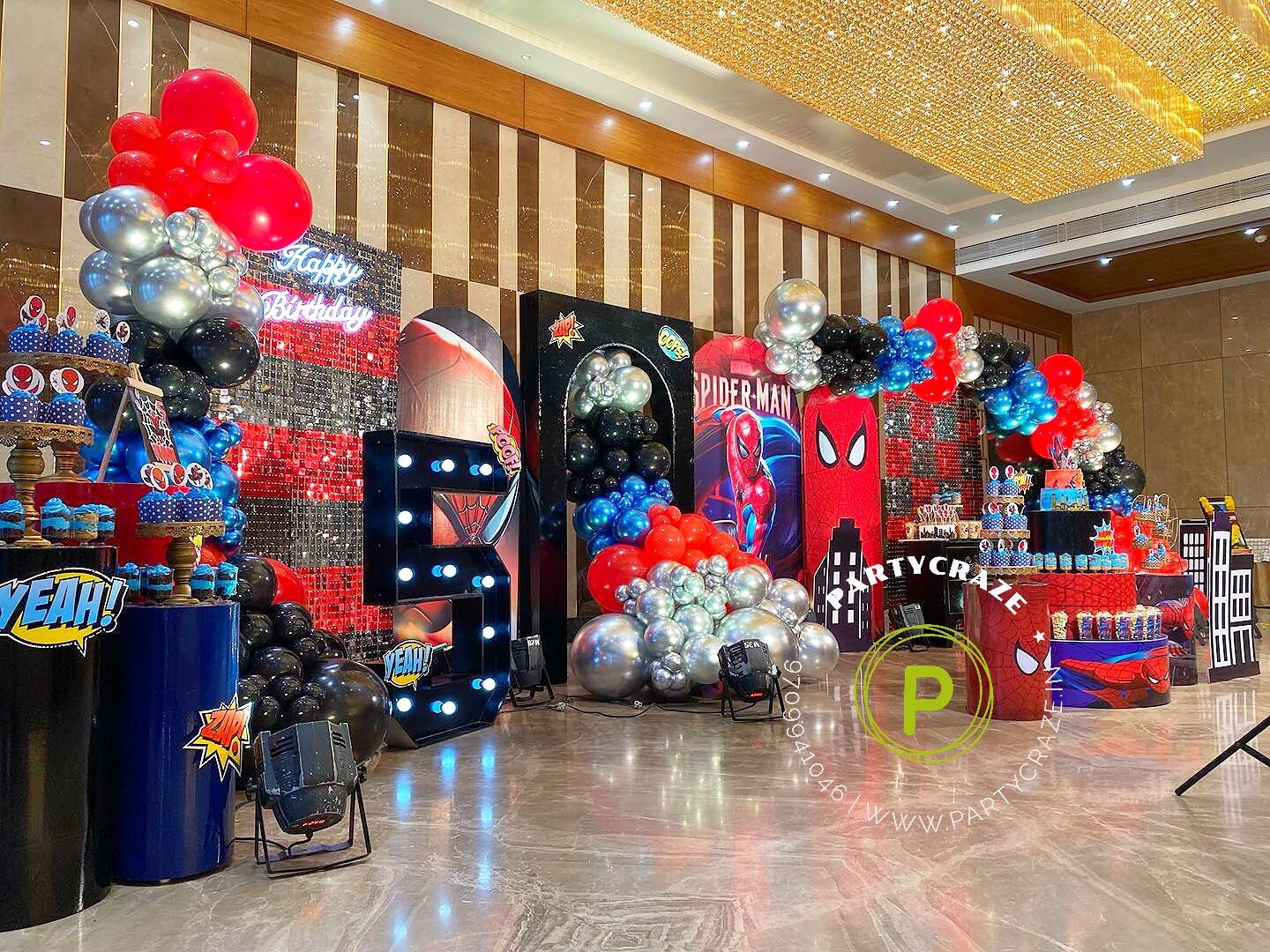 Spiderman Theme Decoration - 02